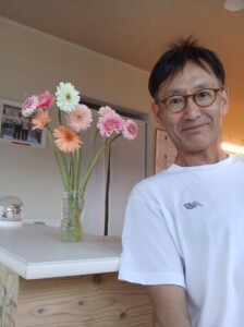 ガーベラと２ショット